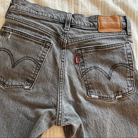 Levi’s Wedgie High Waist Crop Straight Leg Jeans - Picture 4 of 8